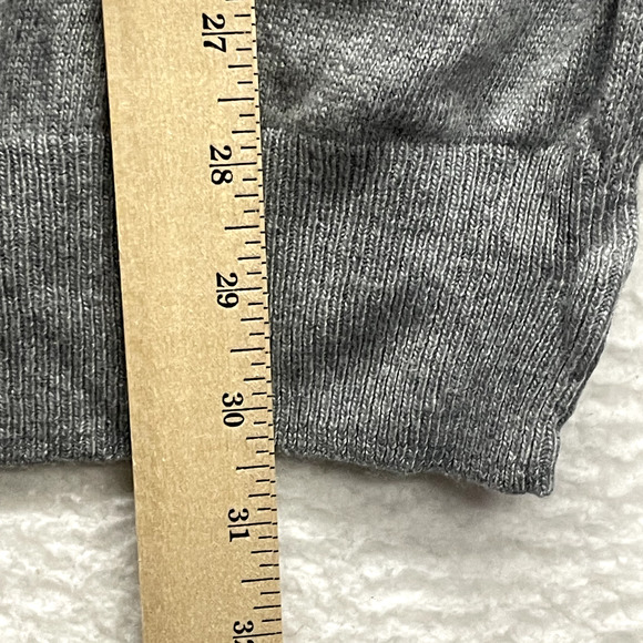 Joseph A Bank Sweater Mens Extra Large Gray Reserve Italian Yarn Cashmere Wool - Picture 12 of 13